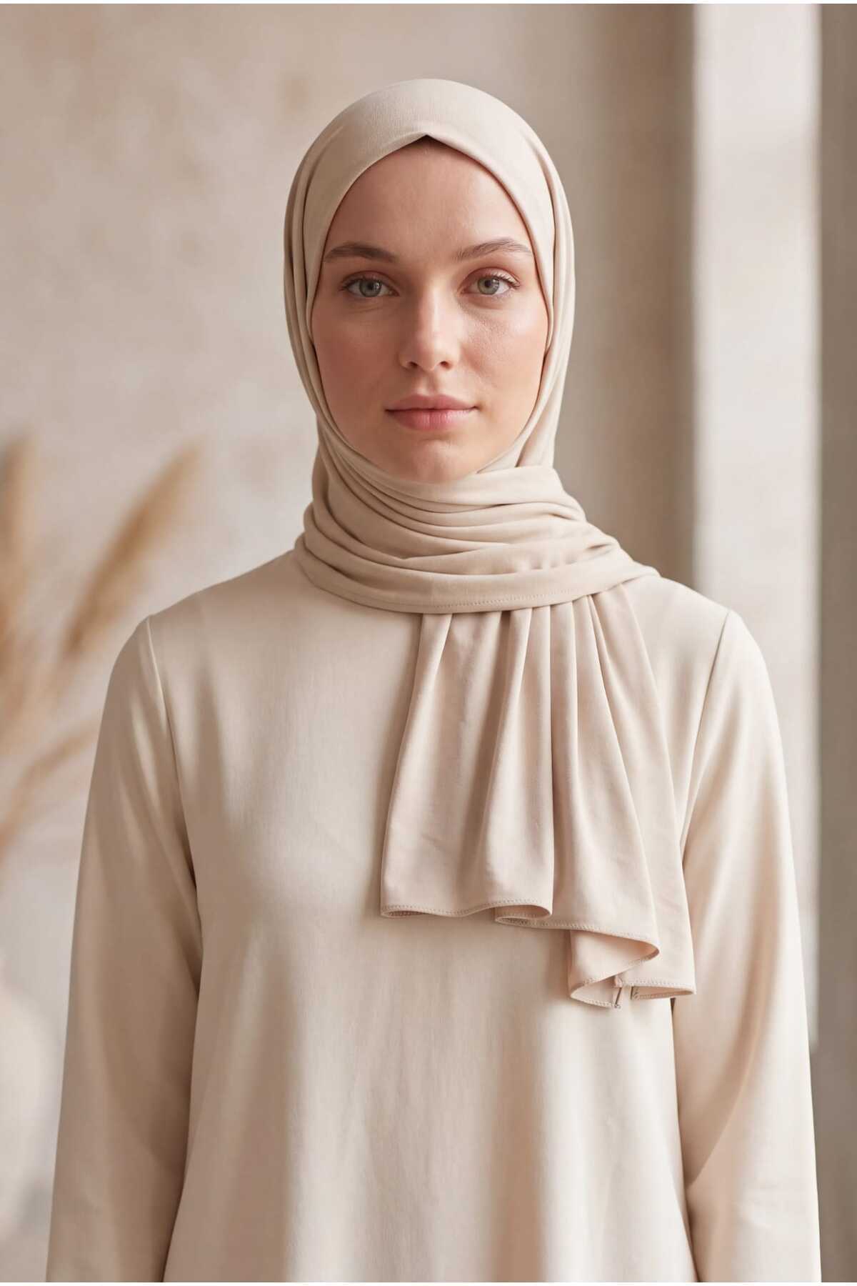 Vera Çiçekli Eşarp - Bej
