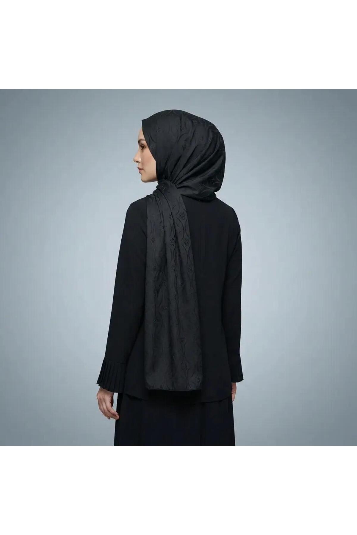 Vera Desen Şal 75 x 185 - Siyah — görsel 2